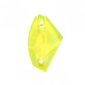 Varrható kő AB és Neon színekben méret: 19x12mm - GIALLO FLUO
